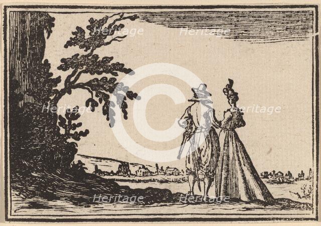 The Promenade, 1621. Creator: Edouard Eckman.