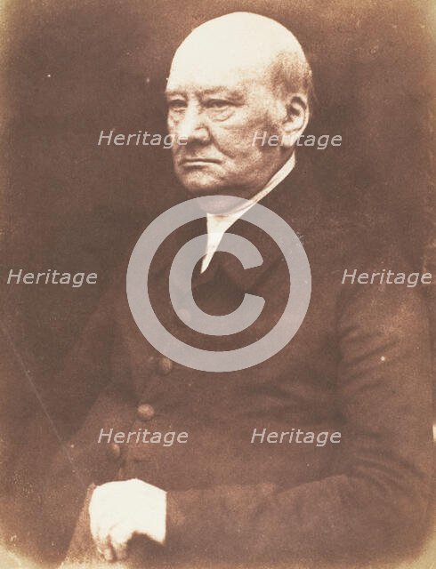 Dr. Jabez Bunting, 1843-47. Creators: David Octavius Hill, Robert Adamson, Hill & Adamson.