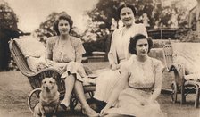 'Her Majesty the Queen with the Royal Princesses', c1950. Creator: Lisa Sheridan.
