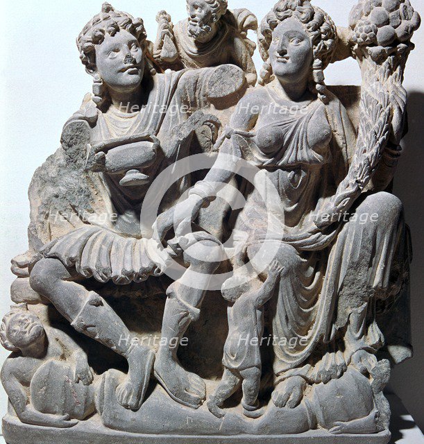Statuette of Haritiki and Pangika. Artist: Unknown