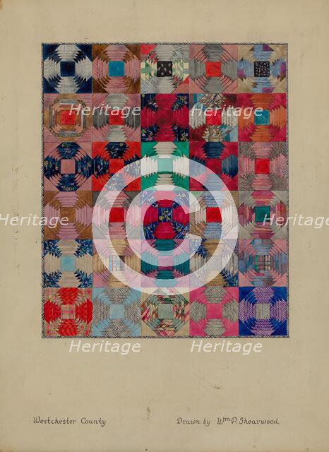 Quilt, c. 1936. Creator: William P. Shearwood.