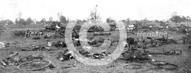 'Le Royaume de la Mort'; Dans la plaine de Beaulieu, entre Lassigny et Nesle: instruments aratoires  Creator: Unknown.