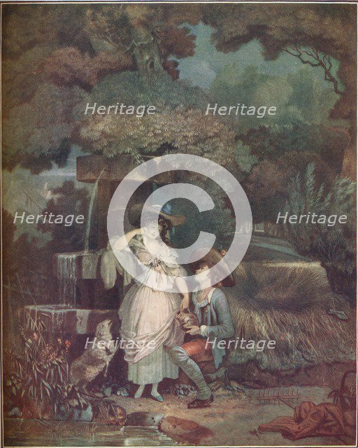 Fortune and Misfortune, or The Broken Pitcher, 1787, (1909). Creator: Philibert Louis Debucourt.