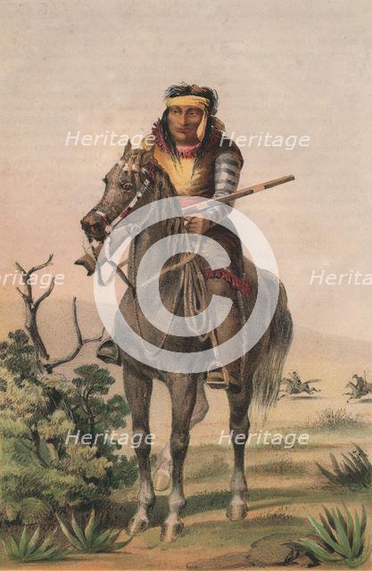 'Lipan-Warrior', c1857. Creator: Sarony & Co.