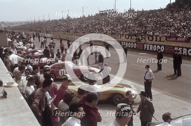 Le Mans racing circuit, France. Artist: Unknown