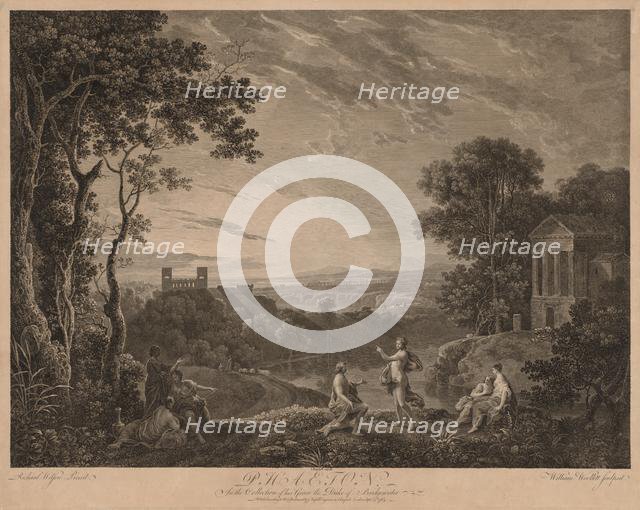 Phaeton, 1763. Creator: William Woollett (British, 1735-1785).