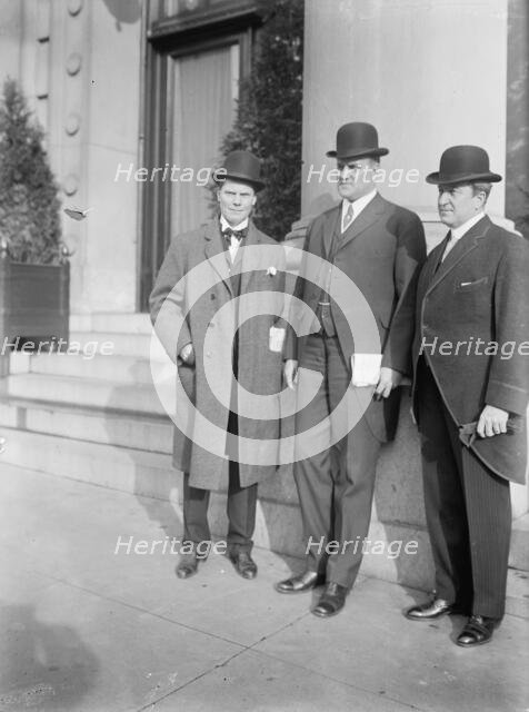 John A. Dix, Governor of New York, with His Successor, Sulzer, and Governor Tener...1912.  Creator: Harris & Ewing.