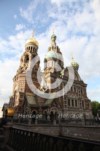 Church of the Saviour on Blood, St Petersburg, Russia, 2011. Artist: Sheldon Marshall