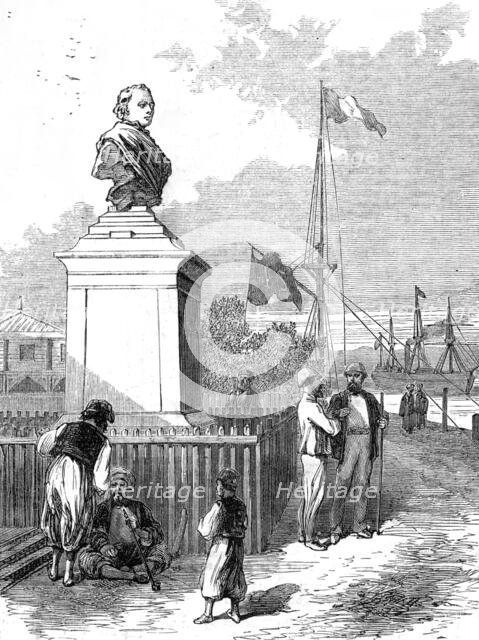 Monument to Lieutenant Waghorn at Suez, 1872. Creator: Unknown.