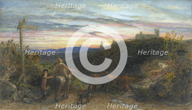 The good farmer, 1865. Creator: Samuel Palmer.