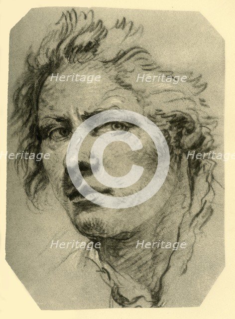 'Head of a Youth', mid 18th century, (1928). Artist: Giovanni Battista Tiepolo.