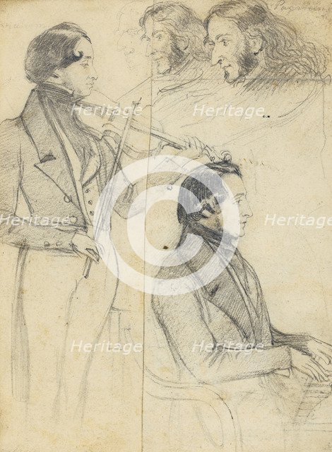 Niccolò Paganini (1782-1840). Artist: Anonymous  