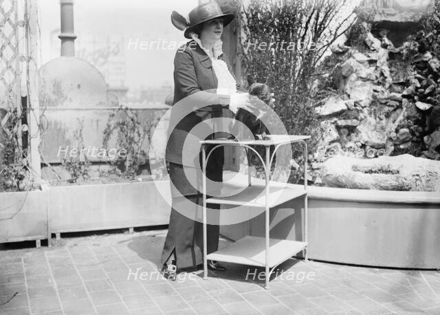 Mrs. Malcolm Strauss and pet, between c1910 and c1915. Creator: Bain News Service.