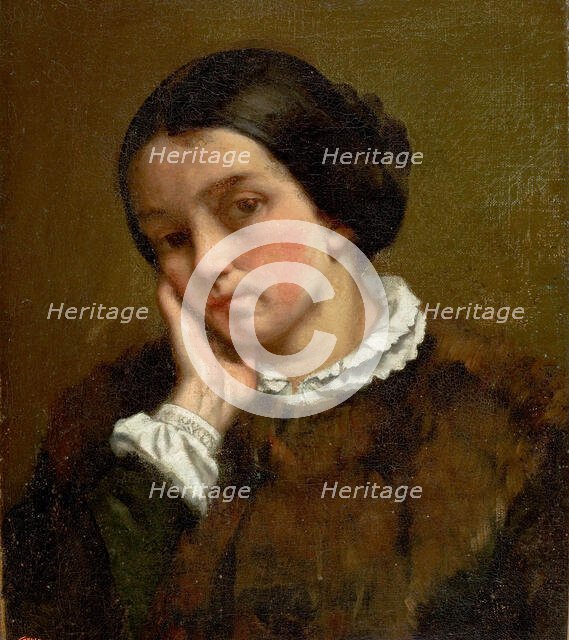 Zélie Courbet , 1847. Creator: Courbet, Gustave (1819-1877).