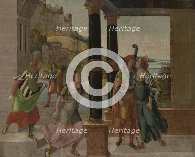 Brutus and Porcia, c. 1490. Creator: Orsi da Collecchio, Bernardino (c. 1450-c. 1532).