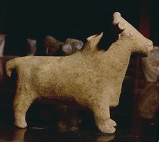 Terracotta Bull, Crete, possibly Minoan.  Artist: Unknown.