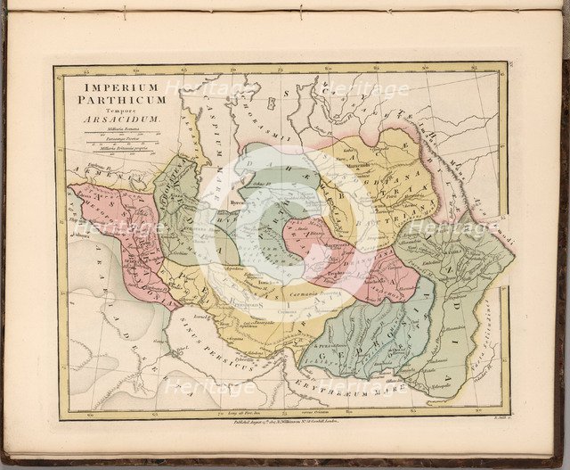 Imperium Parthicum (Parthian empire). Artist: Wilkinson, Robert (active End of 18th cen.)