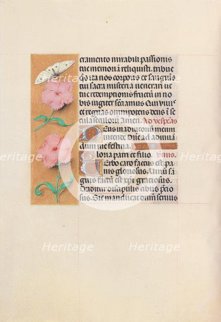 Hours of Queen Isabella the Catholic, Queen of Spain: Fol. 47v, c. 1500. Creator: Master of the First Prayerbook of Maximillian (Flemish, c. 1444-1519); Associates, and.