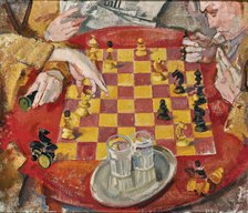 The Chess game, c1935. Creator: Oppenheimer; Max (1885-1954).