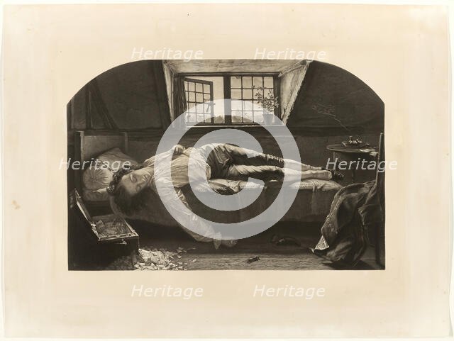 The Death of Chatterton, 1860. Creator: Thomas Oldham Barlow.