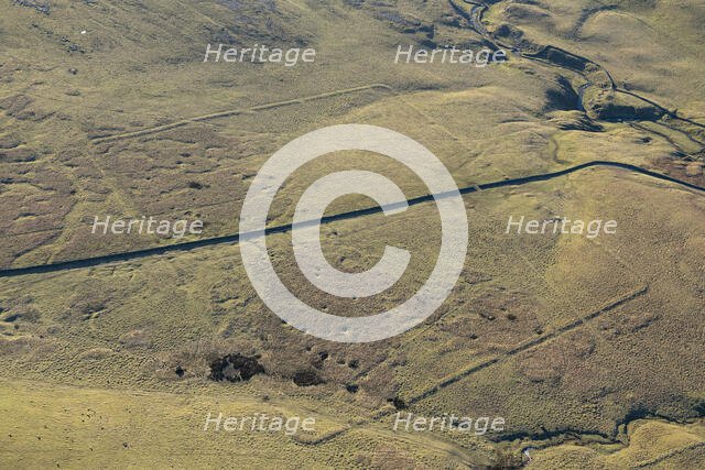 The earthwork remains of a Roman temporary camp on Low Stony Bank, North Yorkshire, 2024. Creator: Robyn Andrews.