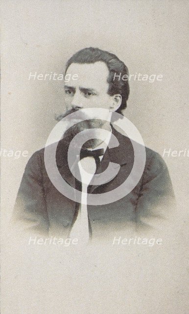 Portrait of the Composer Konstantin Karlovich Albrecht (1836-1893), 1870s-1880s.