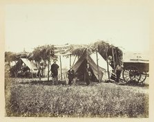 Headquarters Christian Commission in the Field, September 1863. Creator: James Gardner.