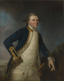 Portrait of Captain James Cook, 1782. Creator: Webber, John (1751-1793).