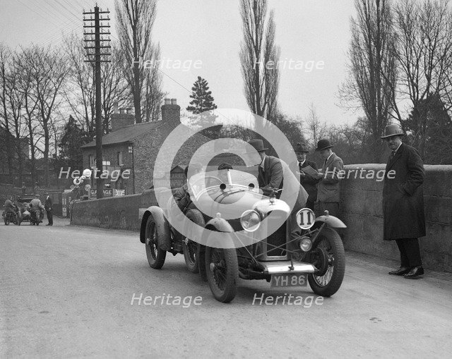 Amilcar Standard Sports at the Ilkley & District Motor Club Trial, Thirsk, Yorkshire, 1930s. Artist: Bill Brunell.