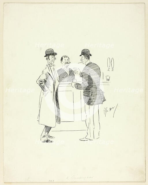 A Drinking Bar, n.d. Creator: Philip William May.