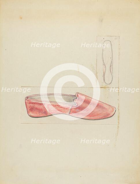 Velvet Slipper, c. 1940. Creator: Melita Hofmann.