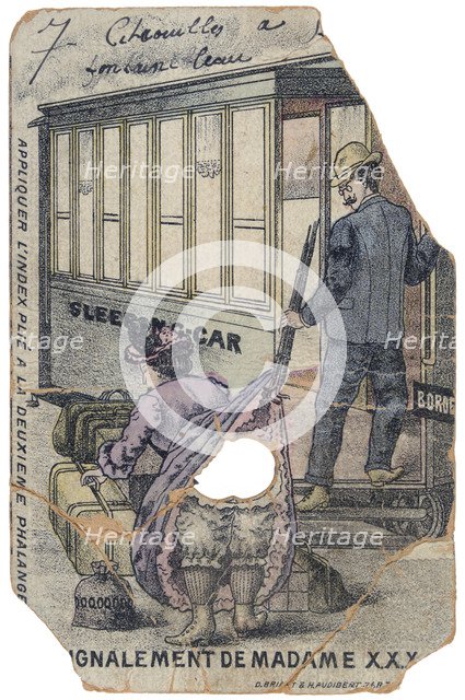 Vintage French postcard, c1900. Artist: Unknown