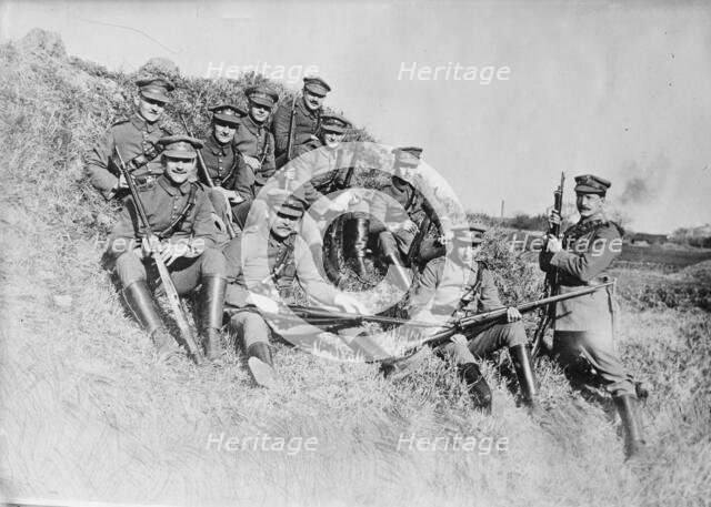 Defenders of Tsing Tau, 1914. Creator: Bain News Service.
