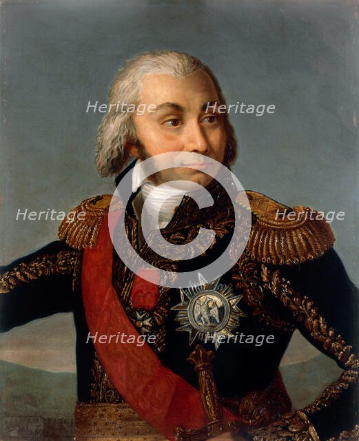 Portrait of Comte Jean-Baptiste Jourdan (1762-1833), Marshal of the Empire, 1834. Creator: Vien, Joseph-Marie, the Younger (1762-1848).