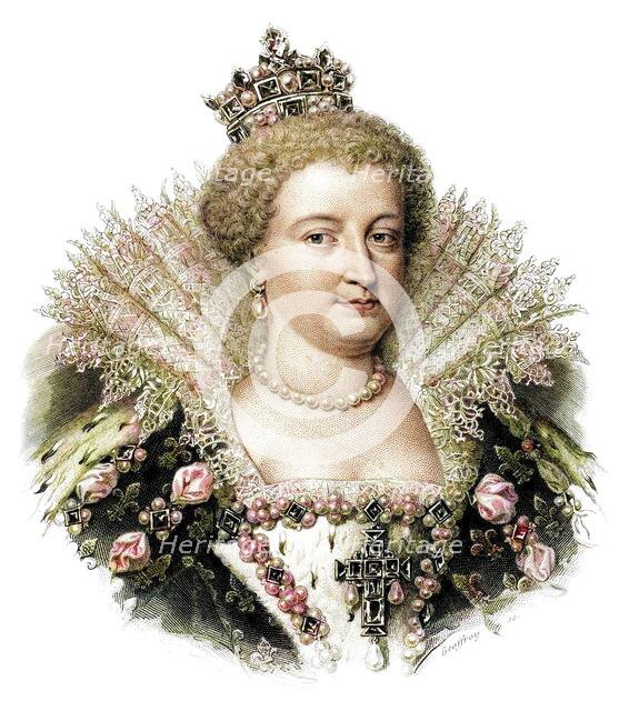 Marie de' Medici, Queen Consort of Henry IV of France. Creator: Geoffroy.
