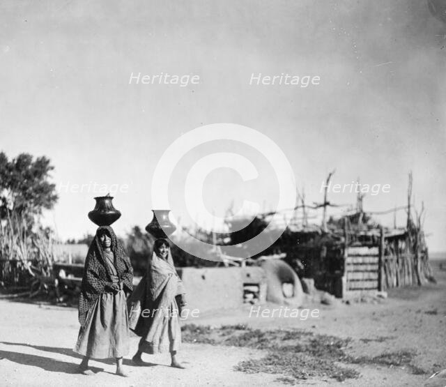 In the village of Santa Clara, c1905. Creator: Edward Sheriff Curtis.