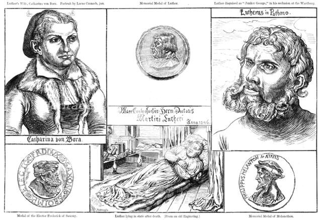 The Luther Celebration: Memorials of Luther - from the Luther Exhibition at the British Museum, 1883 Creator: Unknown.