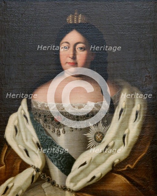 'Portrait of the Empress Anna Ioannovna', 18th century. Artist: Unknown
