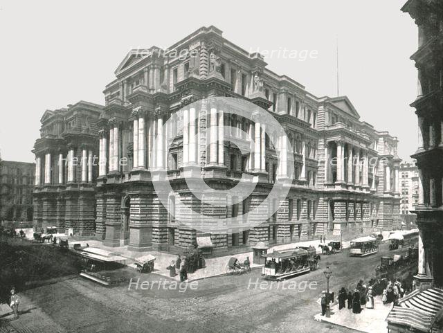 City Hall, Chicago, USA, 1895. Creator: W & S Ltd.