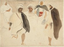 Study of Arabs. Creator: Eugene Delacroix.