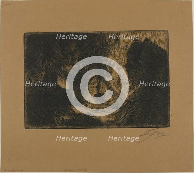 The New Ballad, 1903. Creator: Anders Leonard Zorn.