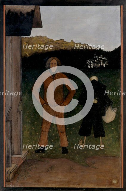 Death and the Peasant, 1896. Creator: Simberg, Hugo (1873-1917).