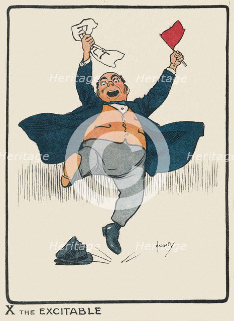 'X the Excitable', 1903. Artist: John Hassall.