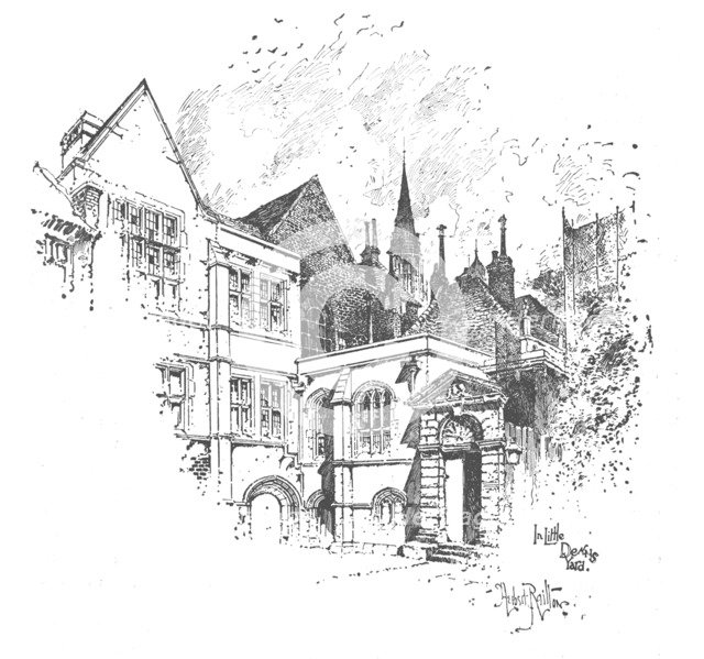 'In Little Dean's Yard', 1890. Artist: Herbert Railton.