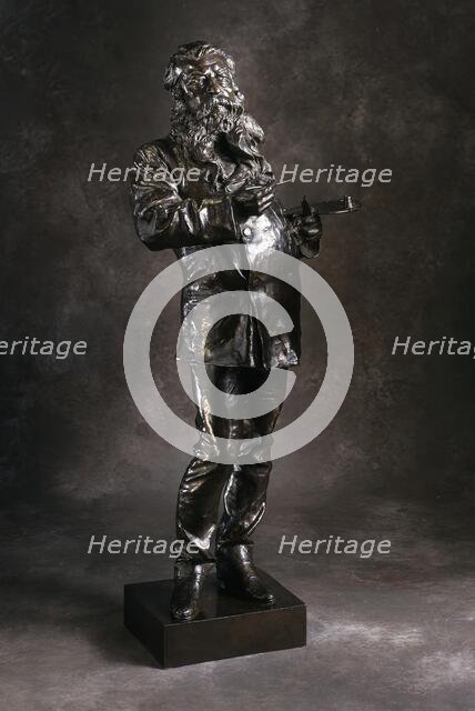 Standing Portrait of the Painter Jean-Louis-Ernest Meissonier, between 1878 and 1879. Creator: Vincenzo Gemito.