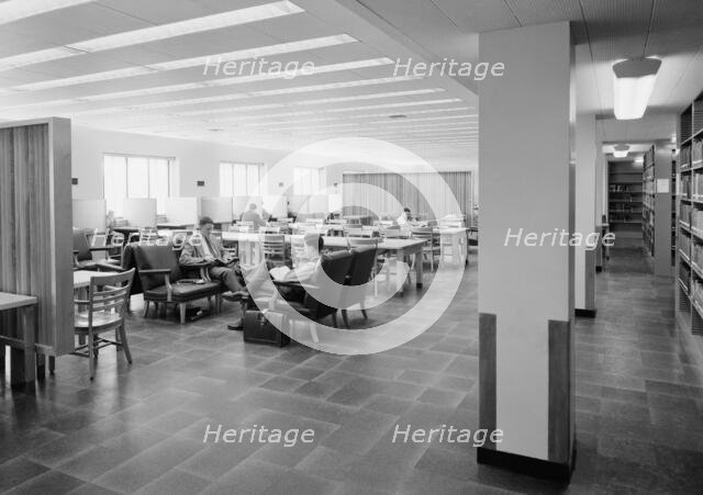 Lamont Library, Harvard University, Cambridge, Massachusetts, 1949. Creator: Gottscho-Schleisner, Inc.