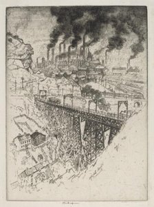 Edgar Thomson Works, Bessemer, 1909. Creator: Joseph Pennell.