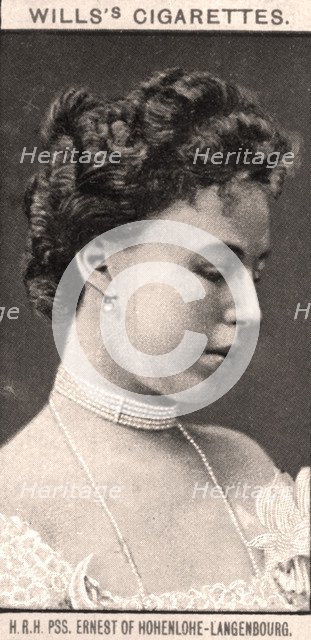 H.R.H, PSS. Ernest of Hohenlohe-Langenbourg, 1908.Artist: WD & HO Wills