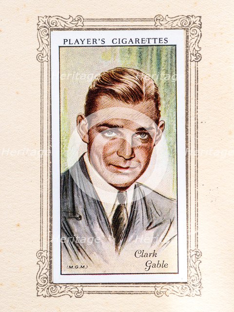 Clark Gable, 1934. Artist: Unknown.