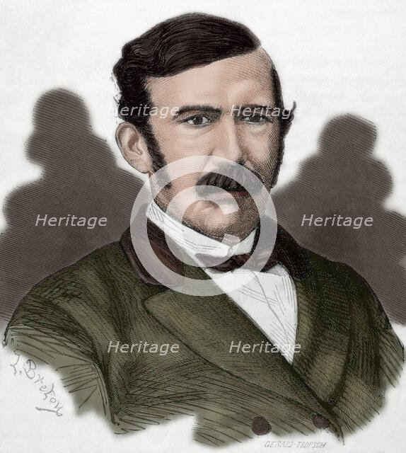 David Livingstone (1813-1873), Scottish explorer, 1876. Creator: Gerard Tropsch.